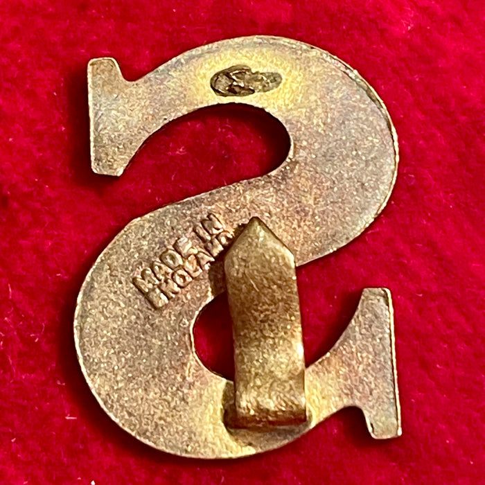Distintivo Salvation Army Blood and Fire smaltato 1930 ca