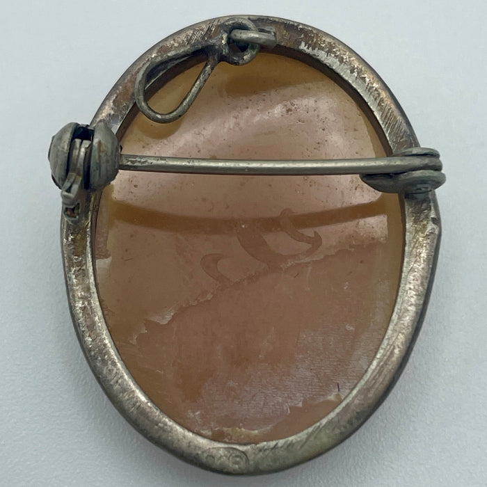 Cammeo tre grazie in montatura spilla Italia 1920 ca