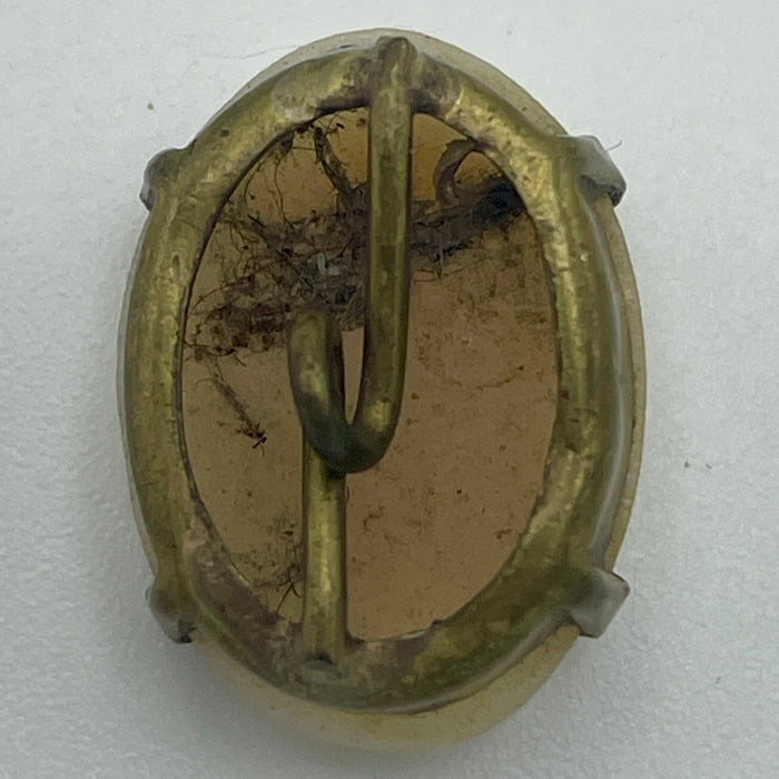 Cammeo figura femminile montatura bottone Italia 1920 ca