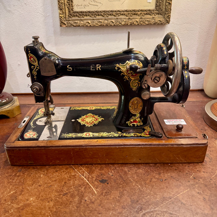 Manovella In Metallo Per Macchina Da Cucire Singer Vintage – Ricambio Con Impugnatura - 2