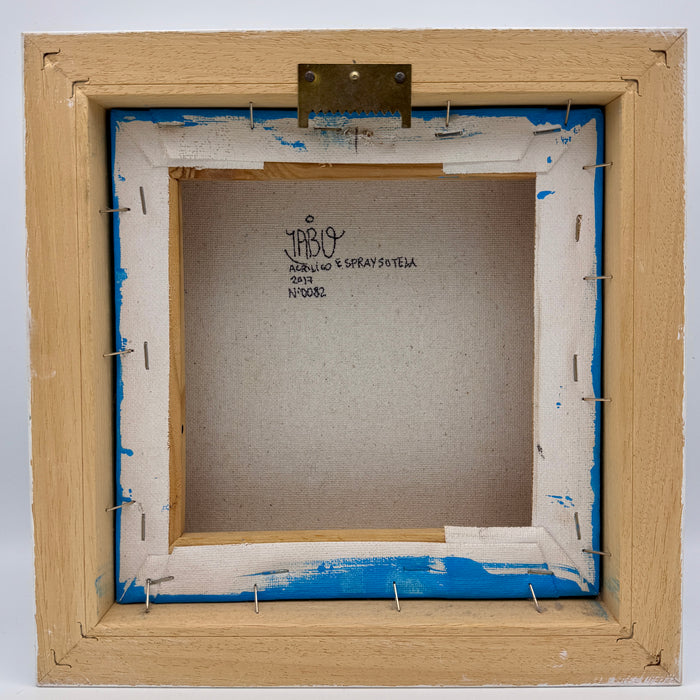 Jabo - "TwHitler" - acrilico e spray su tela - 2017