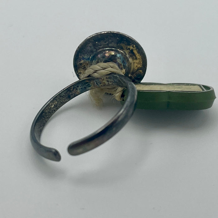 Anello ufo design UnoAerre argento 925 Arezzo 1970 ca