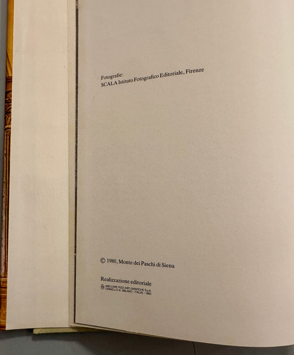 Libro “Le storie di San Benedetto a Monteoliveto Maggiore” Enzo Carli Monte dei Paschi di Siena 1980