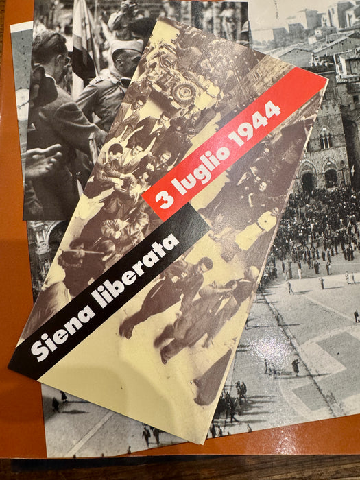 Libro “Siena 1944 guerra e liberazione” Nuova immagine con opuscolo 1994