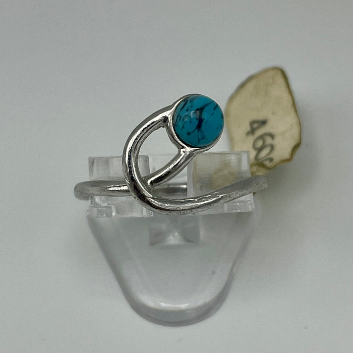 Anello turchese argento Gabor Italia 1970 ca