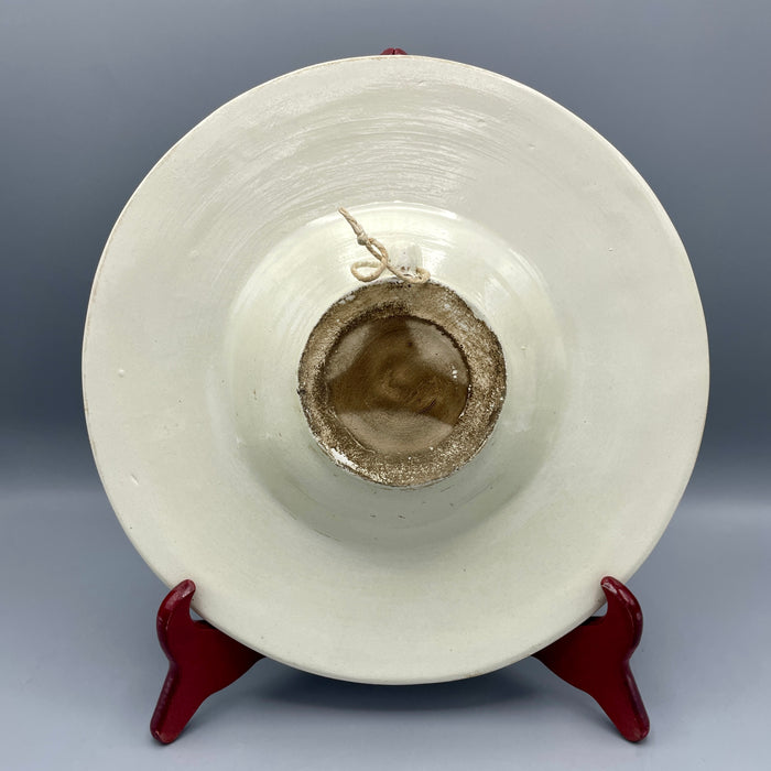 Piatto ceramica Contrada della Selva stile antico seconda metà XX sec.