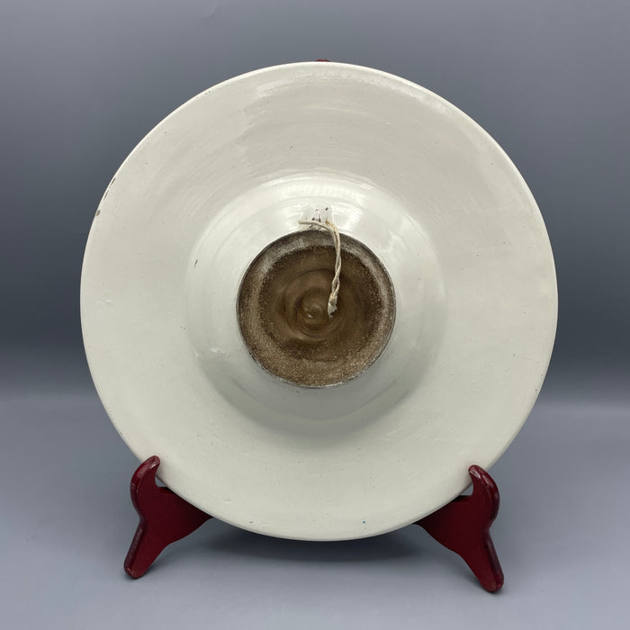 Piatto ceramica Sovrana Contrada dell'Istrice stile antico seconda metà XX sec.