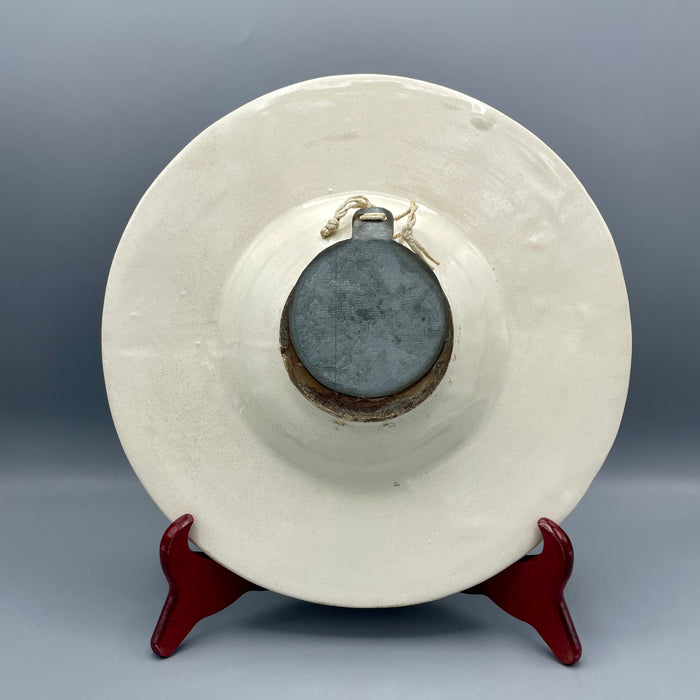 Piatto ceramica Contrada Capitana dell'Onda stile antico seconda metà XX sec.