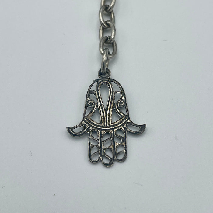 Bracciale arabo in argento e turchese Algeria 1960 ca