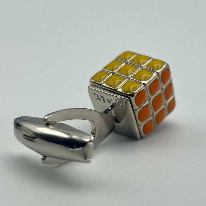 Gemelli uomo camicia Cubo Rubik bigiotteria 2020 ca