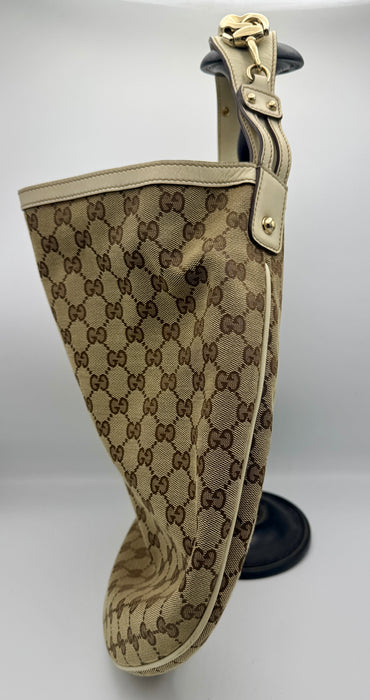 Borsa Gucci in tela monogram beige 2020 ca