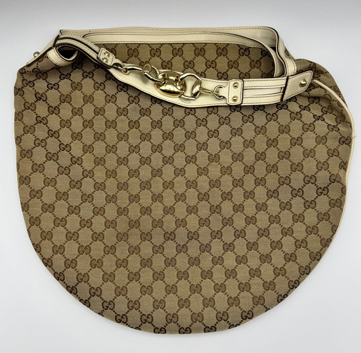 Borsa Gucci in tela monogram beige 2020 ca