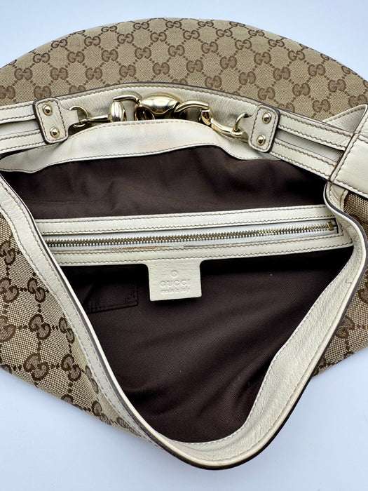 Borsa Gucci in tela monogram beige 2020 ca