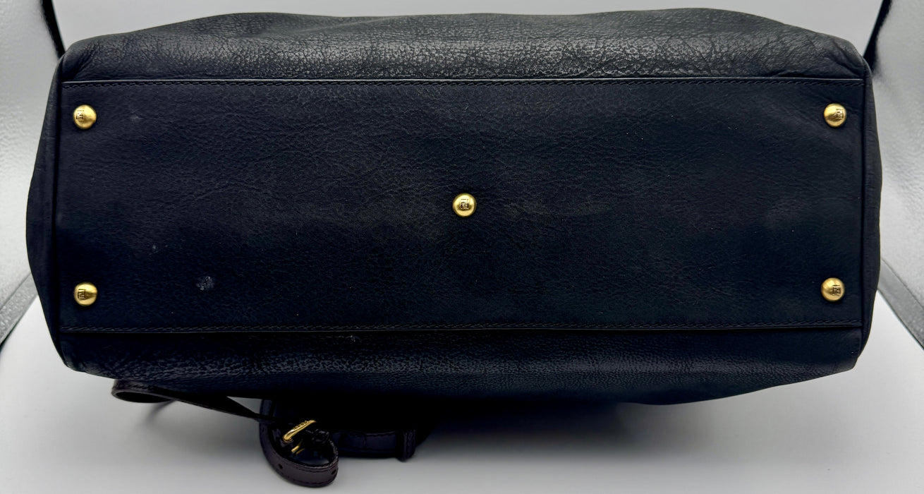 Borsa Fendi Peekaboo pelle nera bufalo 2010