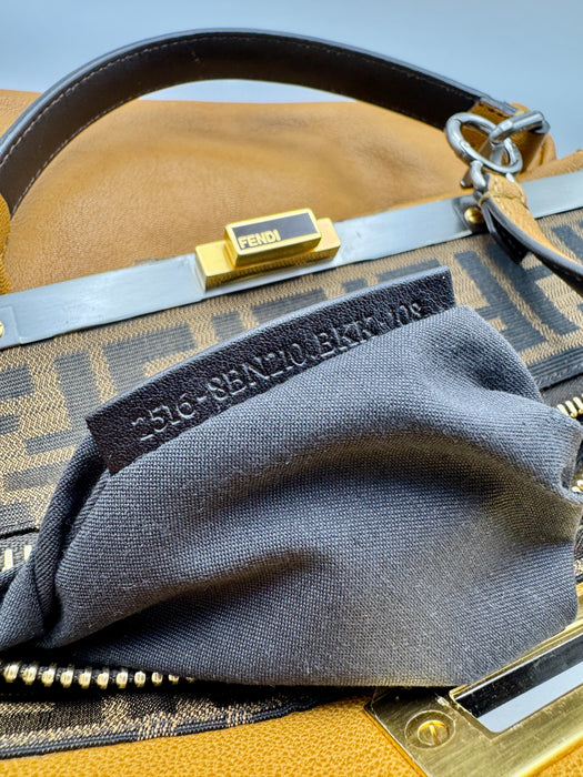 Borsa Fendi Peekaboo pelle zucca capra 2010