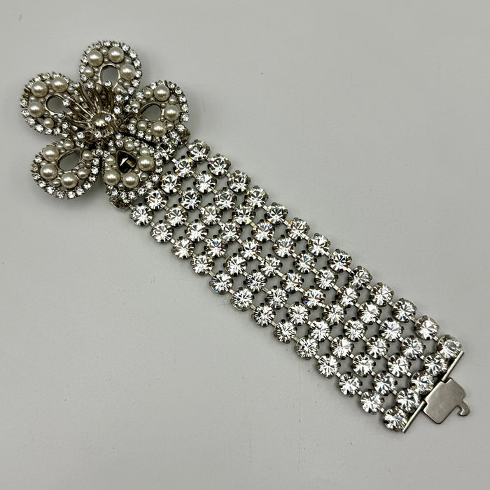 Bracciale Miu Miu fiore strass con dustbag 2020 ca