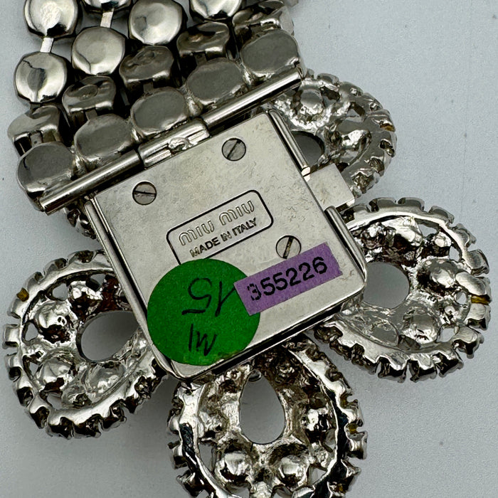 Bracciale Miu Miu fiore strass con dustbag 2020 ca