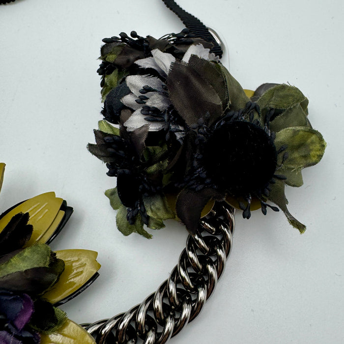 Collana Miu Miu fiori e strass 2020 ca