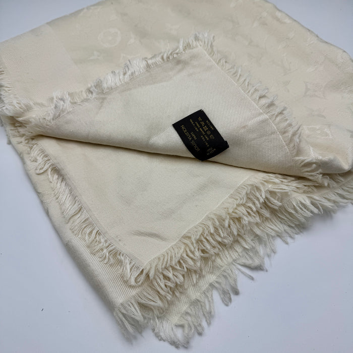 Stola Louis Vuitton seta lana bianca ref. 402336 anno 2020 ca