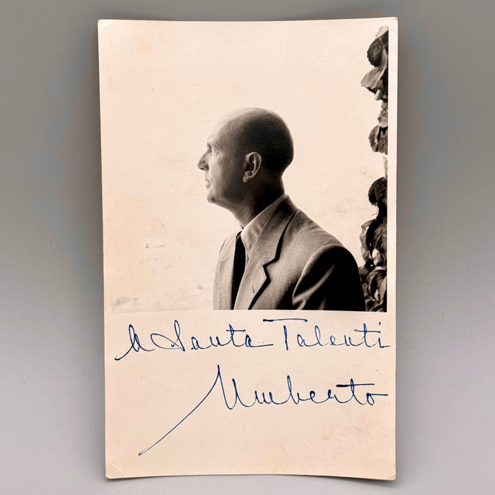 Umberto II di Savoia foto con dedica ed autografo 1960 ca
