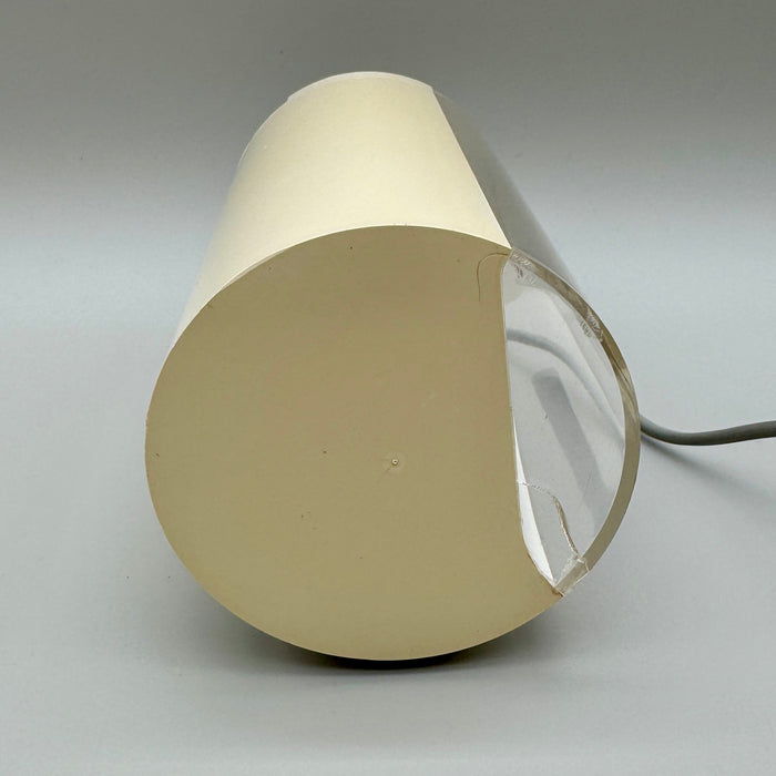 Solari Cifra 3 bianco orologio palette funzionante design Gino Valle 1960 ca