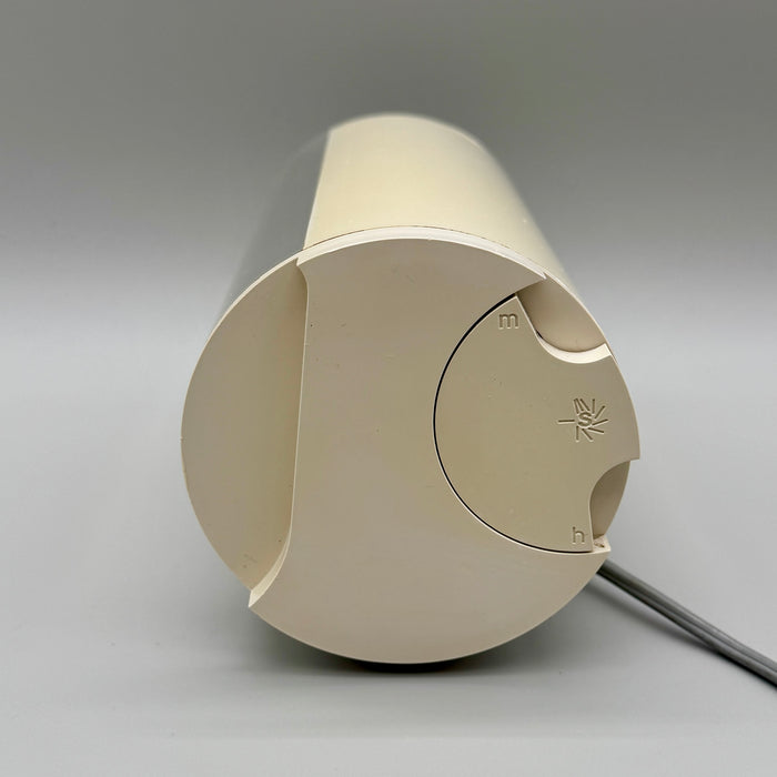 Solari Cifra 3 bianco orologio palette funzionante design Gino Valle 1960 ca