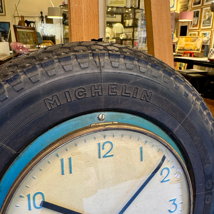 Orologio da parete Michelin pubblicitario quarzo gommista 1980 ca