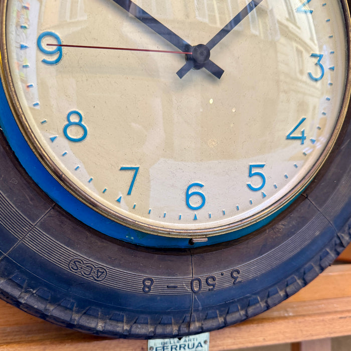 Orologio da parete Michelin pubblicitario quarzo gommista 1980 ca