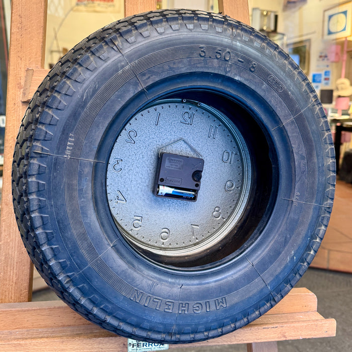 Orologio da parete Michelin pubblicitario quarzo gommista 1980 ca