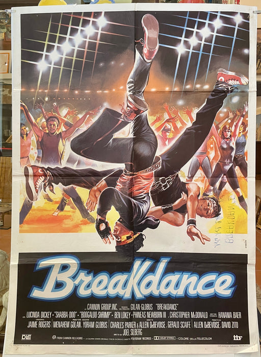 Manifesto “Breakdance" cinema film 2F Allen Debovoise David Zito 1984