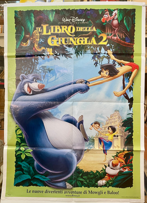 Manifesto "Il libro della giungla 2" cinema film 2F Walt Disney 2003