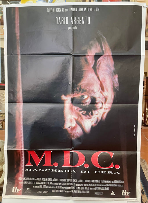Manifesto "M.D.C. Maschera di cera" cinema film 2F Dario Argento 2005