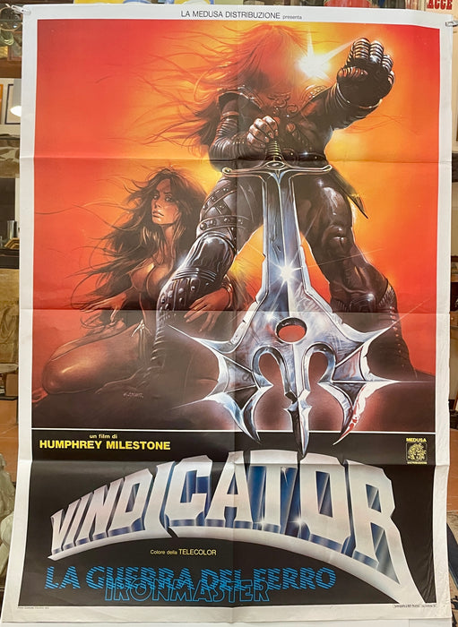 Manifesto "The vindicator" cinema film 2F Medusa 1986