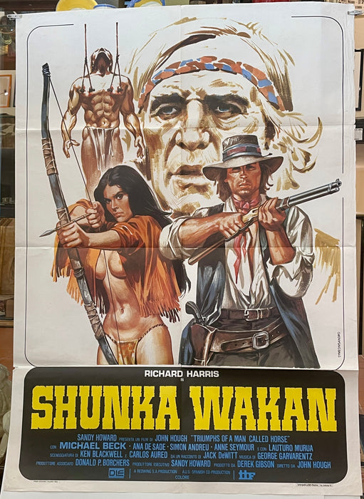 Manifesto "Shunka Wakan" cinema film 2F Italian International film 1983