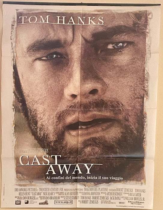 Manifesto "Cast Away" cinema film 2F Tom Hanks 2000
