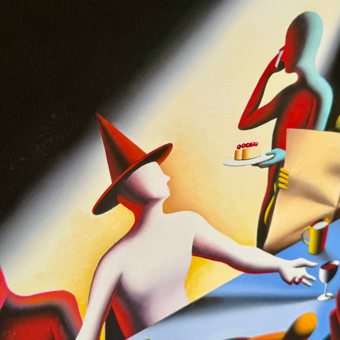Mark Kostabi – “New Religion” – fine art giclée a piena pagina 5/15 – 2021