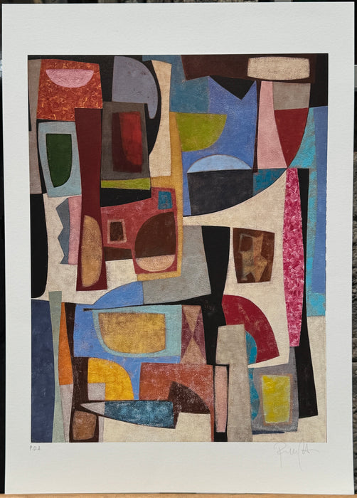 Roberto Miniati – “The house of the surrealist” – litografia prova d'autore – 2024