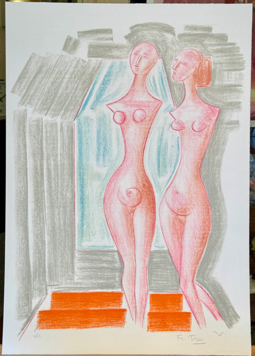 Mario Tozzi – “Il Genio della Città - Le Incompiute - Le Ballerine - Mayvonne” – cartella con 4 litografie – 1979