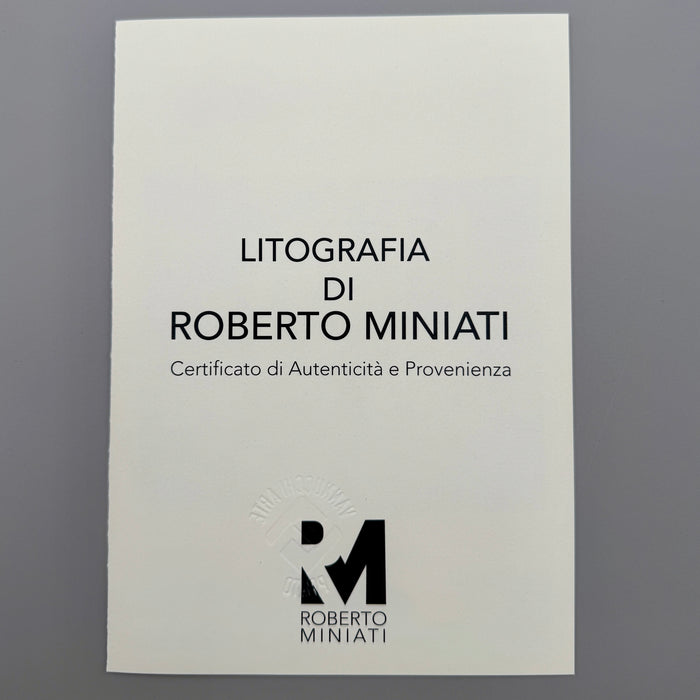 Roberto Miniati – “The house of the surrealist” – litografia prova d'autore – 2024