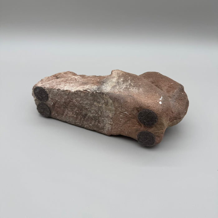 Coppia teste antropomorfe sculture antiche in pietra serena X sec