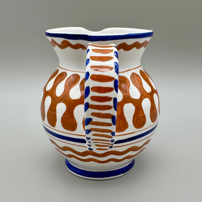 Brocca Contrada del Leocorno Cena dei Barbareschi ceramiche Caber Siena 1972