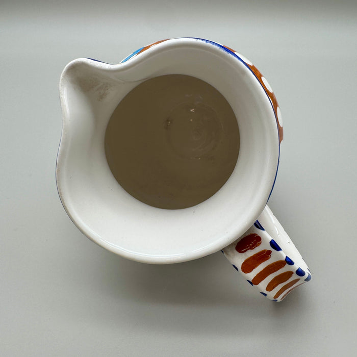 Brocca Contrada del Leocorno Cena dei Barbareschi ceramiche Caber Siena 1972