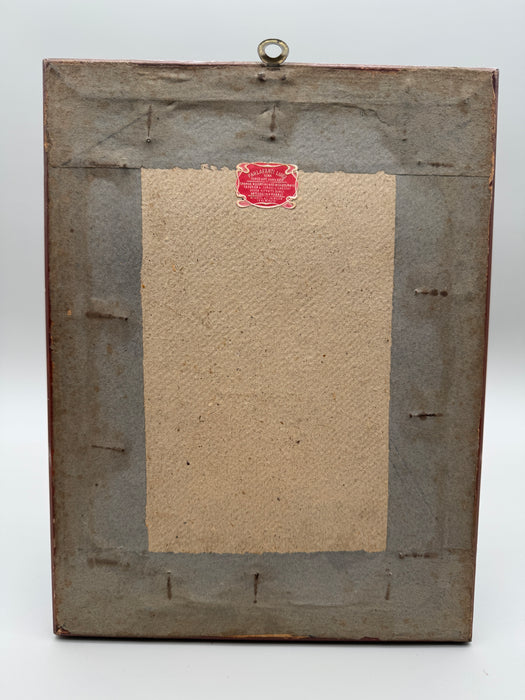 Dipinto cinese su carta di riso figura singola in cornice Cina inizio XX sec.
