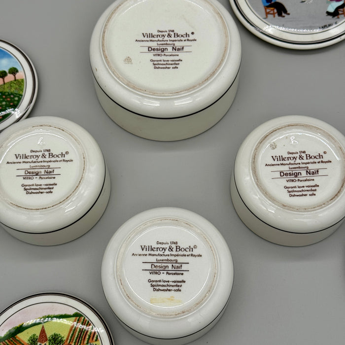 Villeroy & Boch Naif lotto 4 scatole porcellana Luxembourg 2000 ca