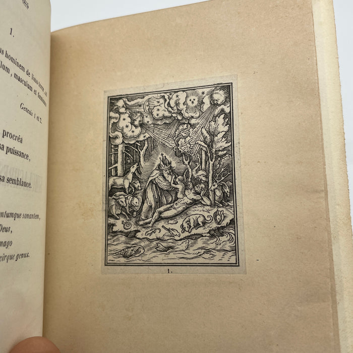 Libro "La Danse des Morts" Par Hans Holbein Paris completo delle tavole 1842