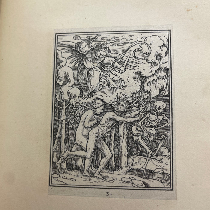 Libro "La Danse des Morts" Par Hans Holbein Paris completo delle tavole 1842