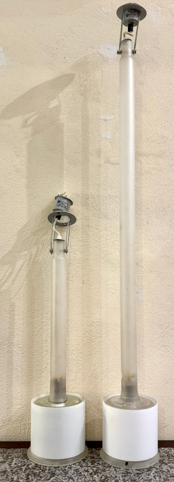 Coppia applique "Canna" Fontana Arte design Piero Castiglioni Roberto Menghi 2000 ca