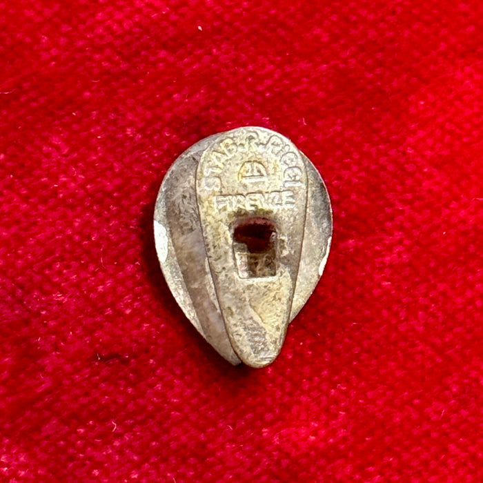 Distintivo Contrada della Chiocciola Palio Siena ordinario smaltato 1950 ca