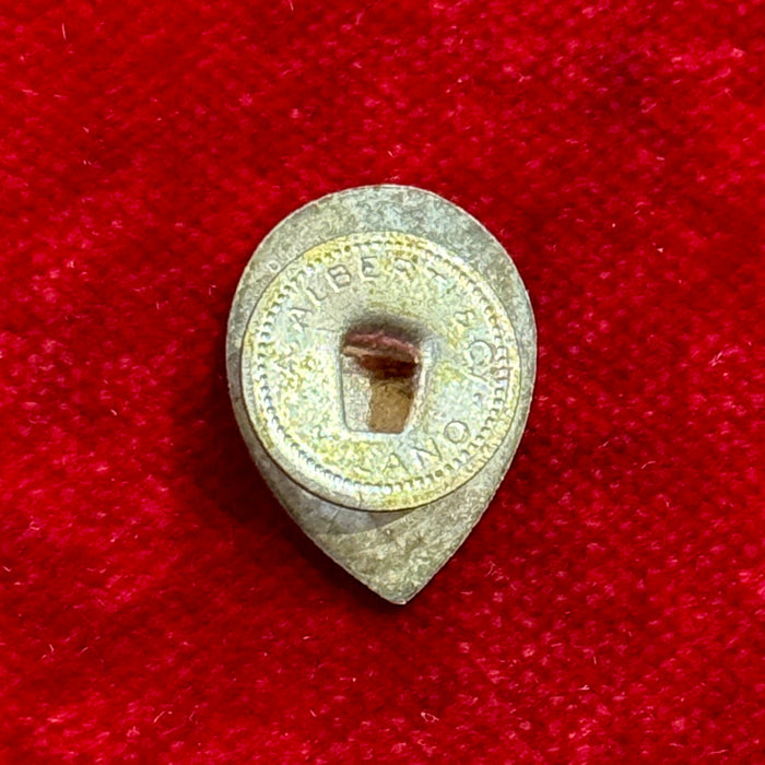 Distintivo Contrada Capitana dell' Onda Palio Siena ordinario smaltato 1961