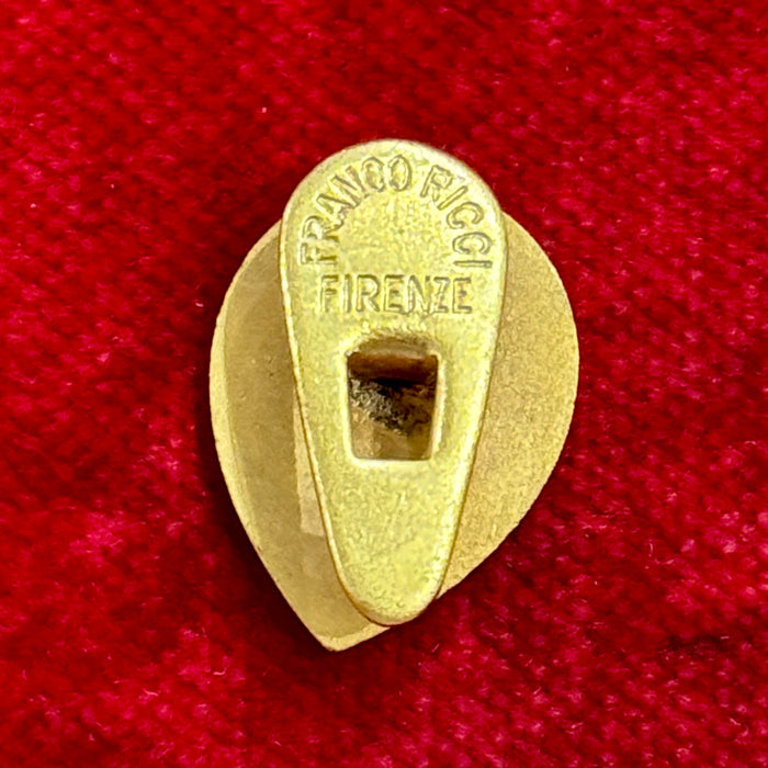 Distintivo Nobile Contrada del Nicchio Palio Siena ordinario smaltato 1955